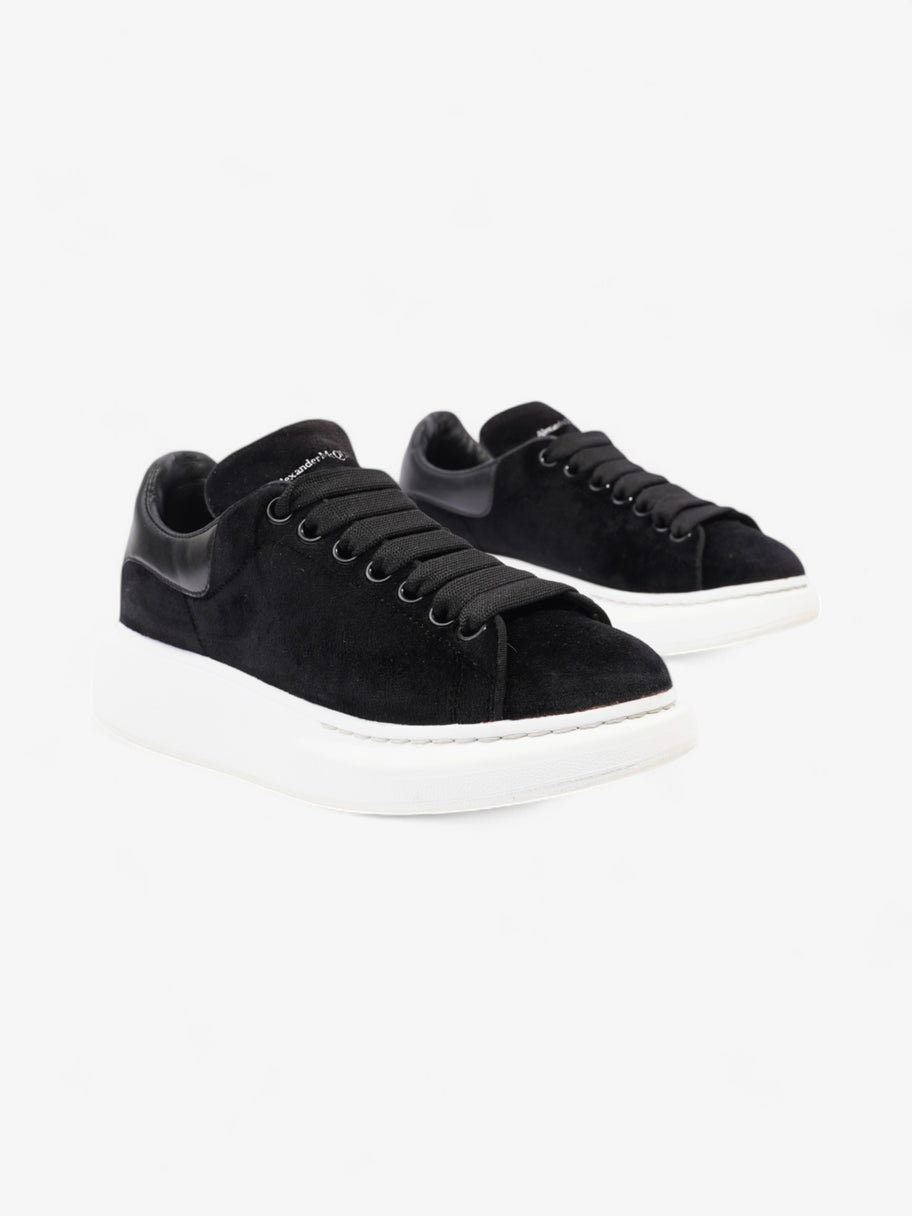 Alexander McQueen Oversized Sneakers Black / White Velvet EU 37 UK 4 Image 2