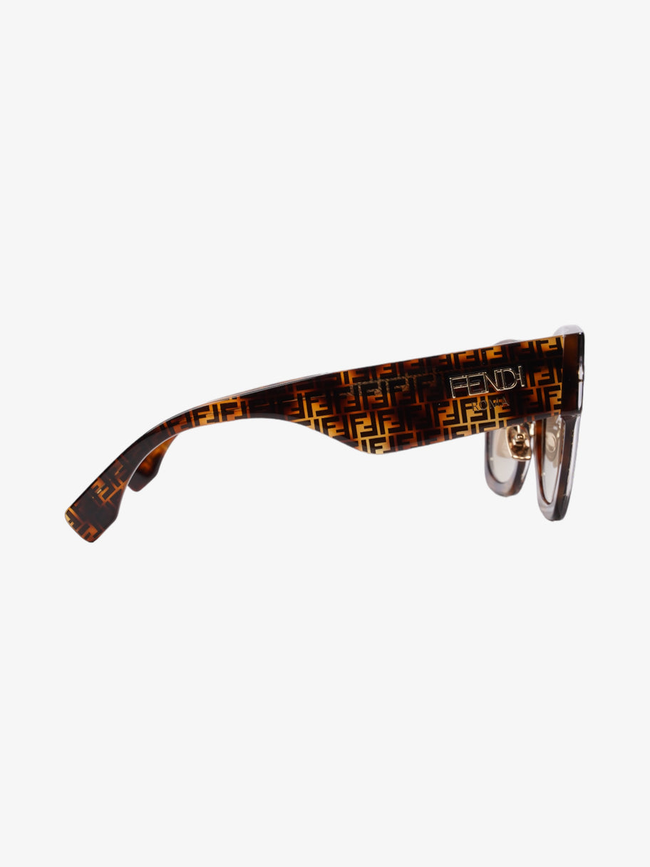 Fendi Roma Square Sunglasses Tortoise  Acetate 150mm Image 4