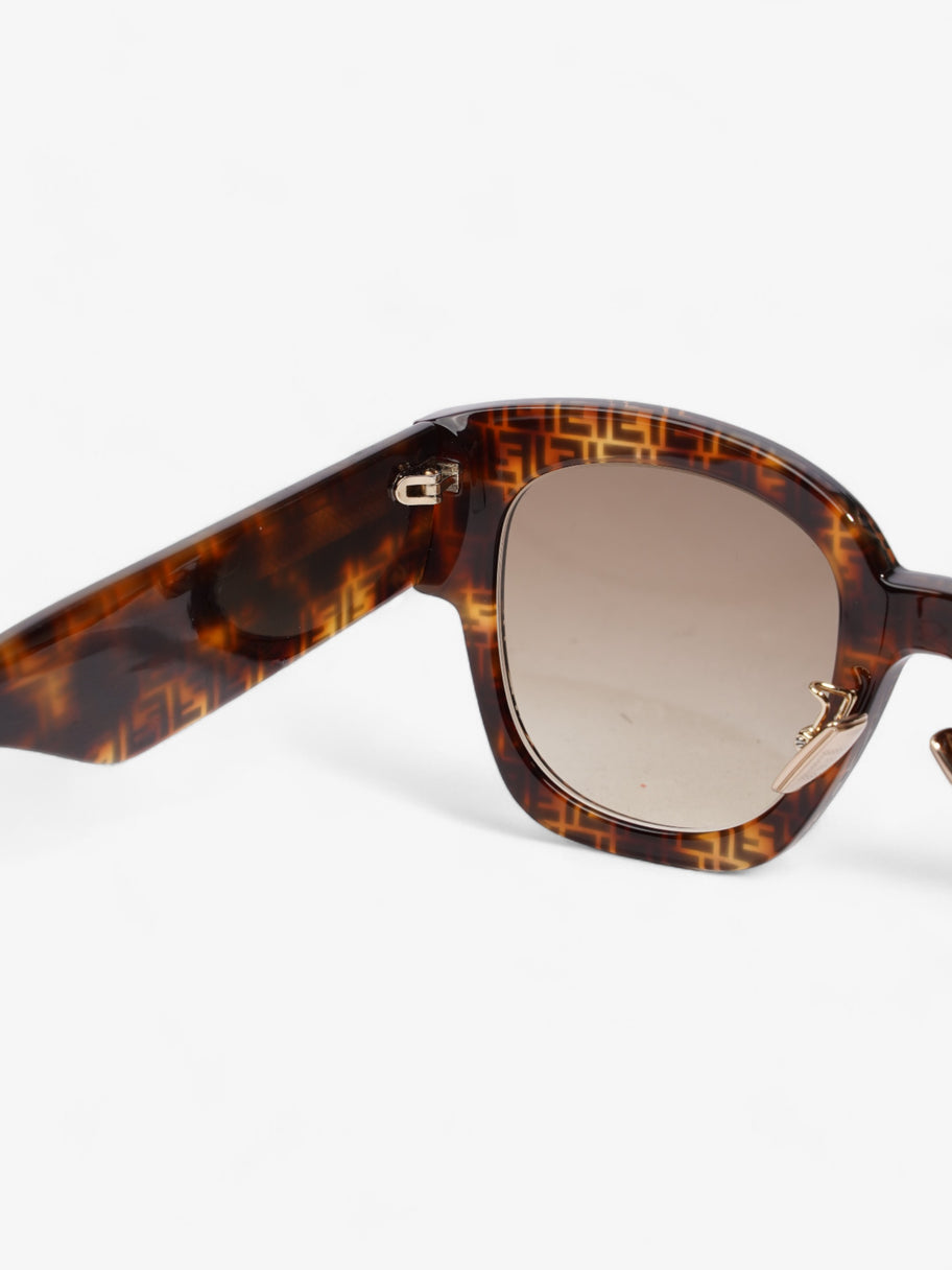 Fendi Roma Square Sunglasses Tortoise  Acetate 150mm Image 5