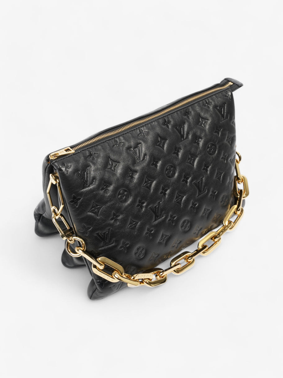 Louis Vuitton Coussin Black Lambskin Leather MM Image 7