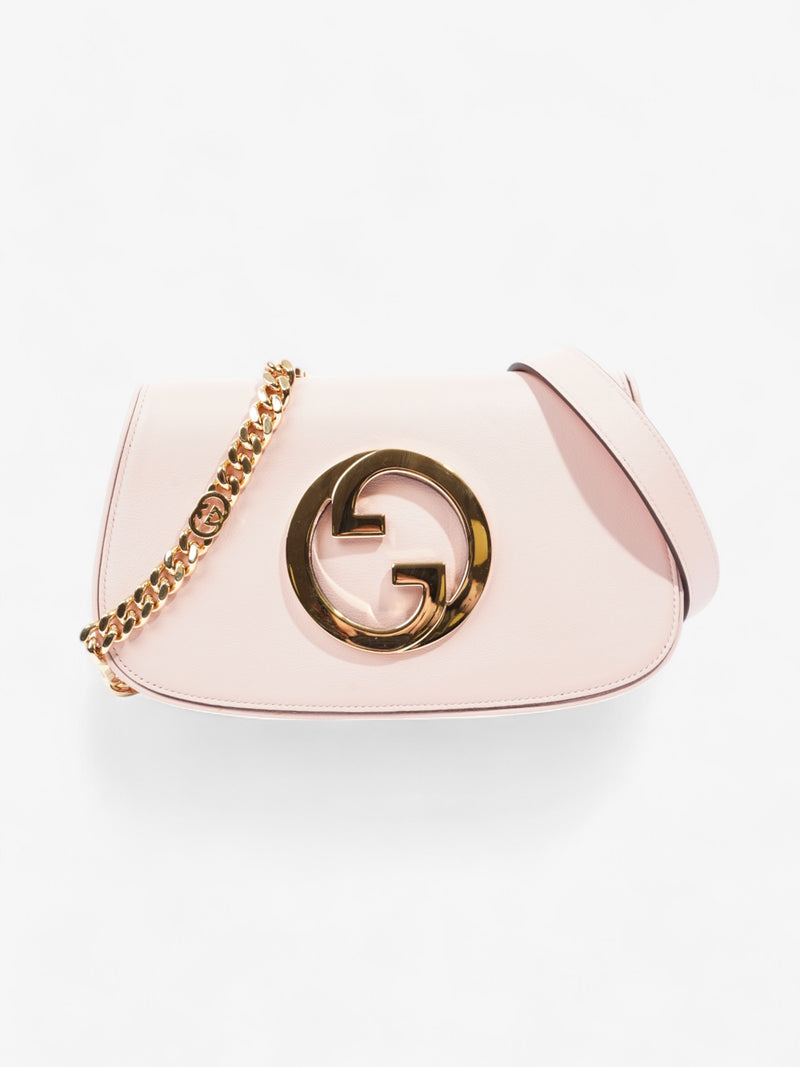  Gucci Blondie Powder Pink Grained Leather Medium