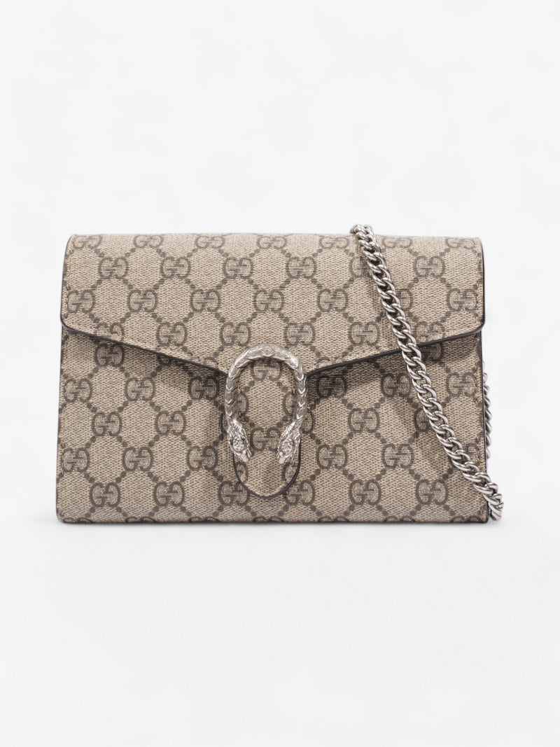  Gucci Dionysus Chain Wallet Supreme Coated Canvas