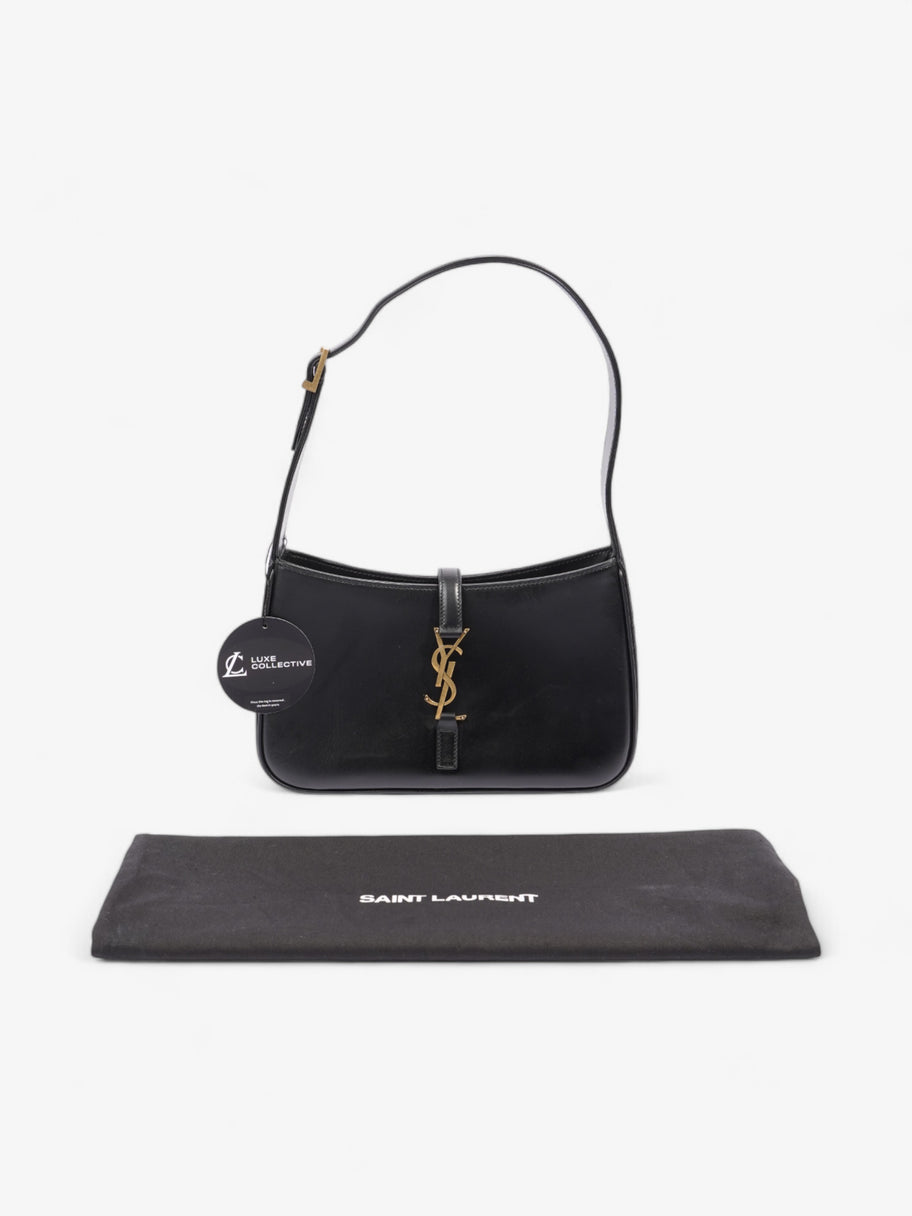 Saint Laurent Le 5 a 7 Hobo Black Leather Image 8