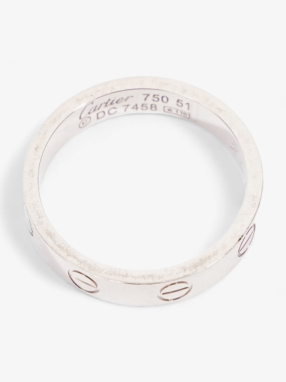 Wedding LOVE Band White Gold White Gold 51 Image 2