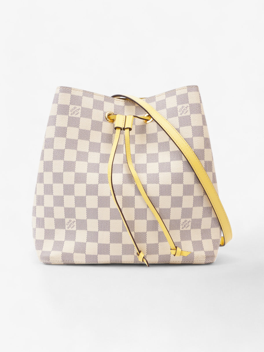 Louis Vuitton NeoNoe Damier Azur Yellow Coated Canvas MM Luxe Collective