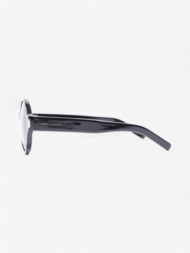  Saint Laurent Round Sunglasses Black Acetate 140mm