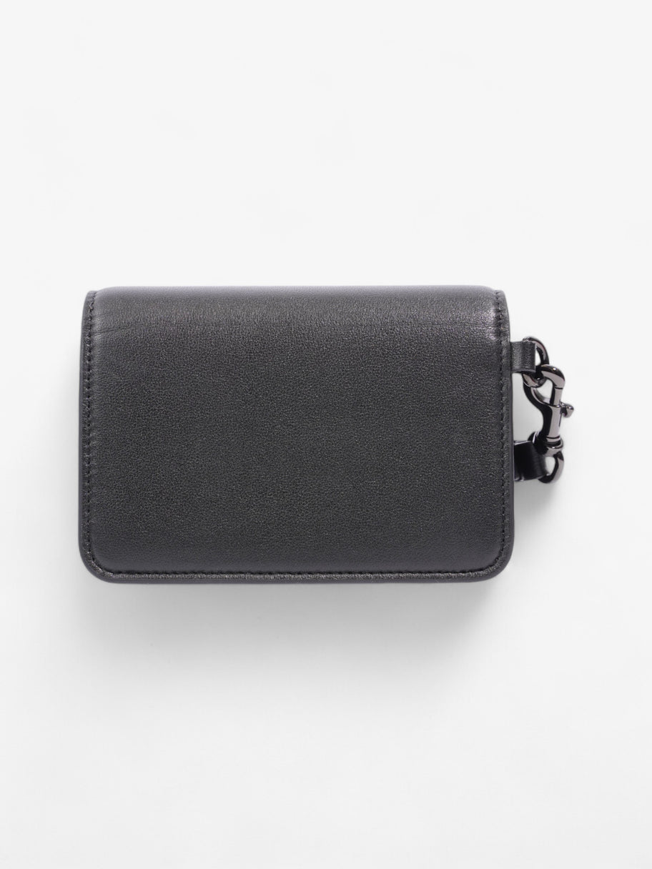 Valentino VLogo Wristlet Black Leather Image 4