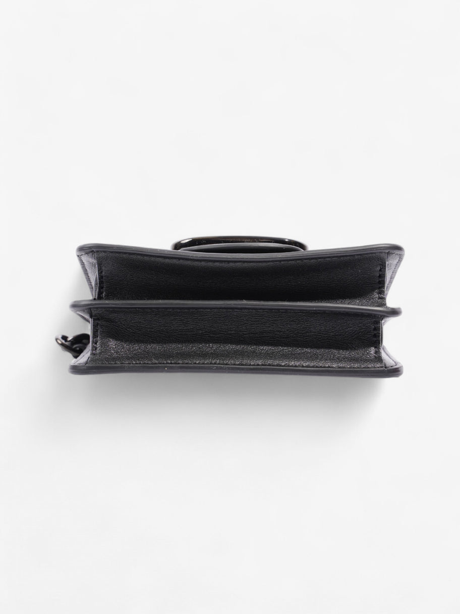 Valentino VLogo Wristlet Black Leather Image 6