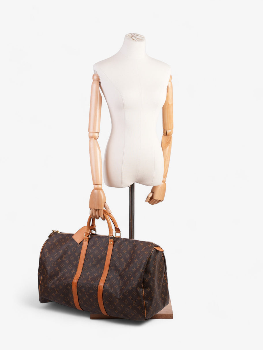 Louis Vuitton Keepall  Monogram Coated Canvas 55 Image 2