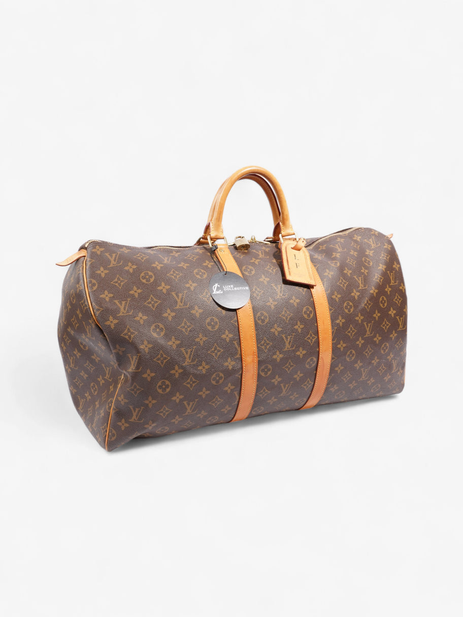 Louis Vuitton Keepall  Monogram Coated Canvas 55 Image 11