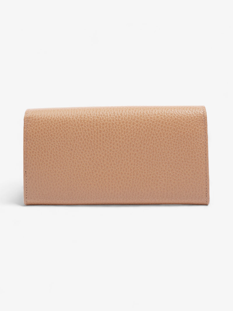  Gucci Interlocking G Continental Wallet Beige Calfskin Leather