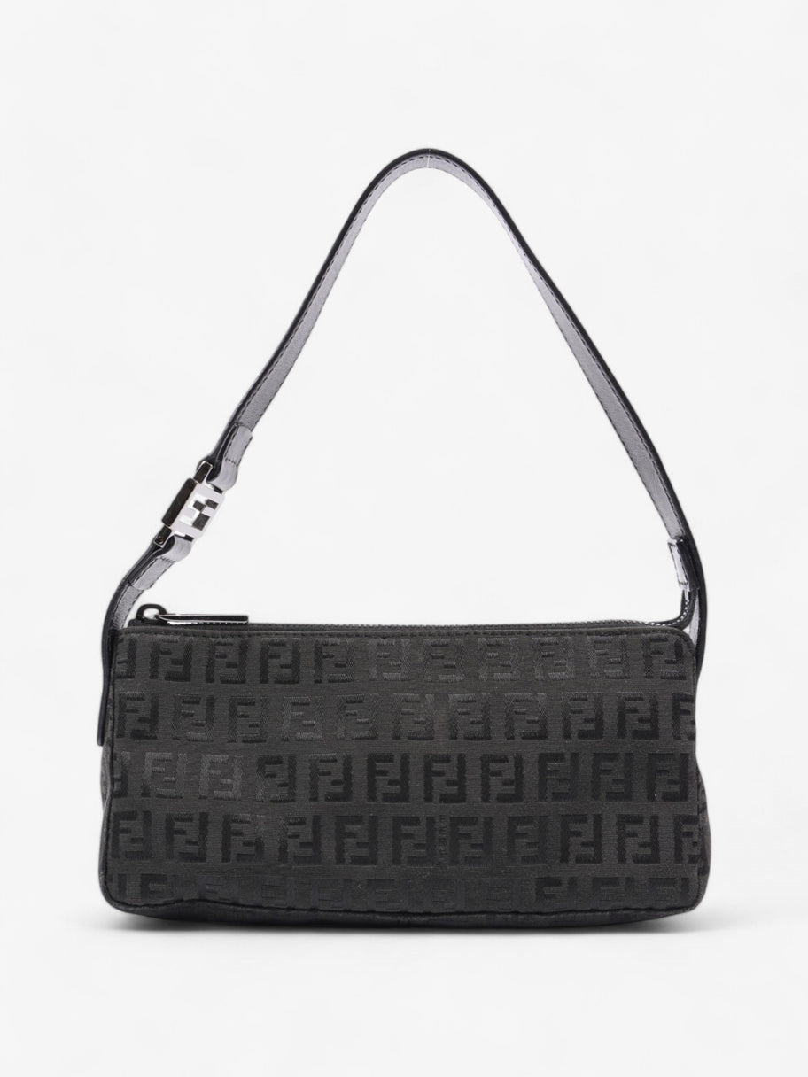 Fendi Shoulder Bag Black Canvas Image 1