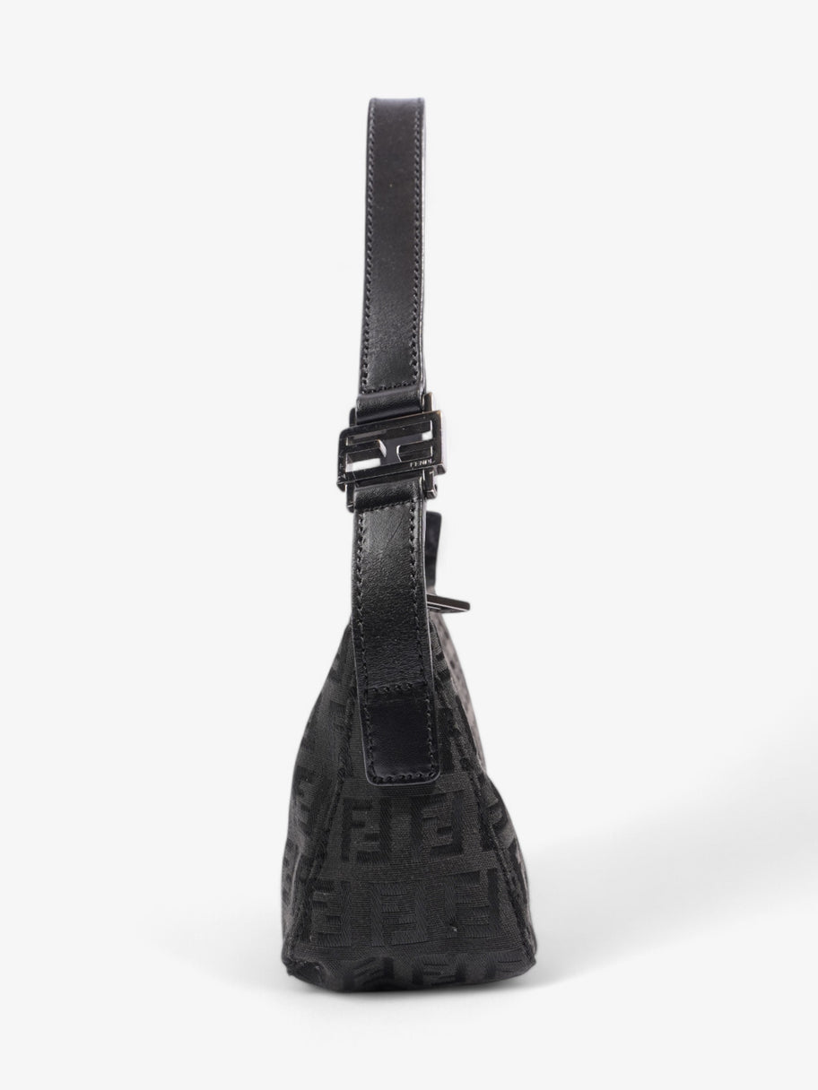 Fendi Shoulder Bag Black Canvas Image 5