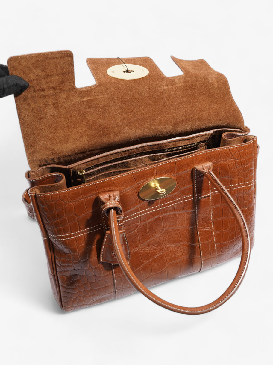 Mulberry Bayswater Oak Embossed Leather Image 9