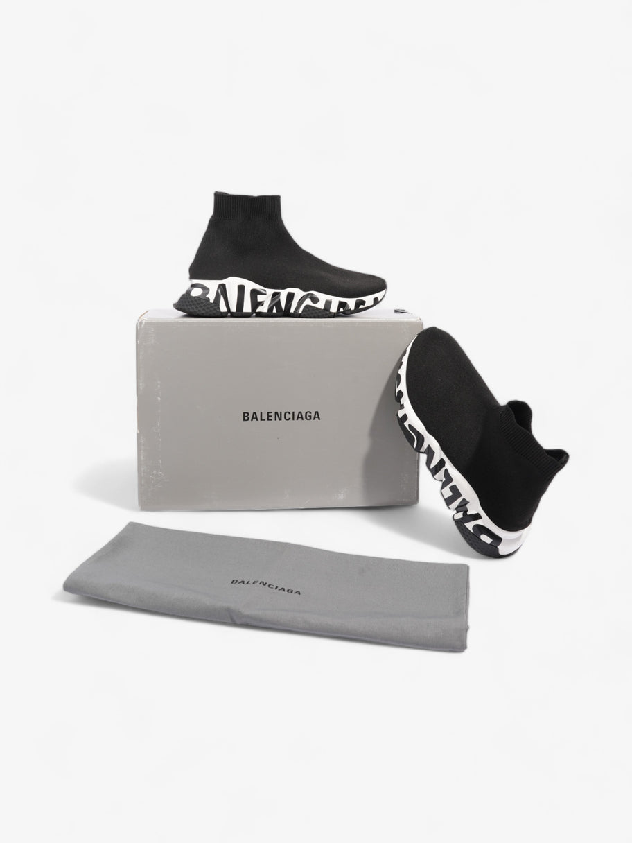 Balenciaga Speed Graffiti Black / White Cotton EU 36 UK 3 Image 10