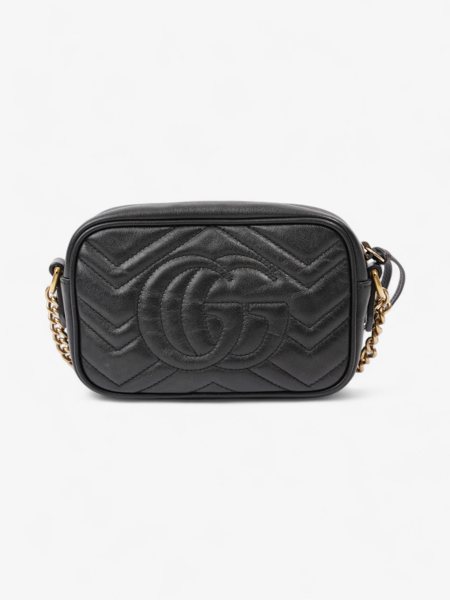 Gucci GG Marmont Black Matelasse Leather Mini Image 4