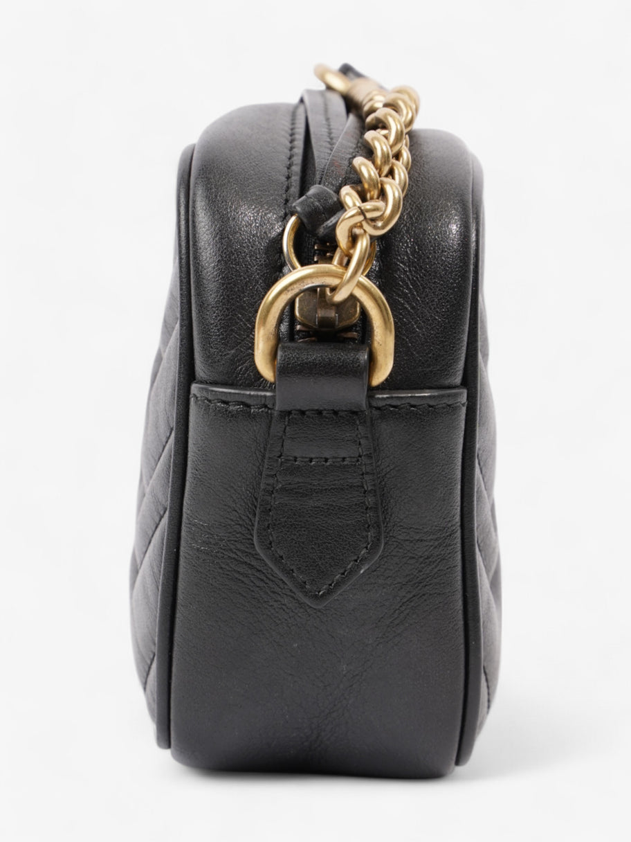 Gucci GG Marmont Black Matelasse Leather Mini Image 5