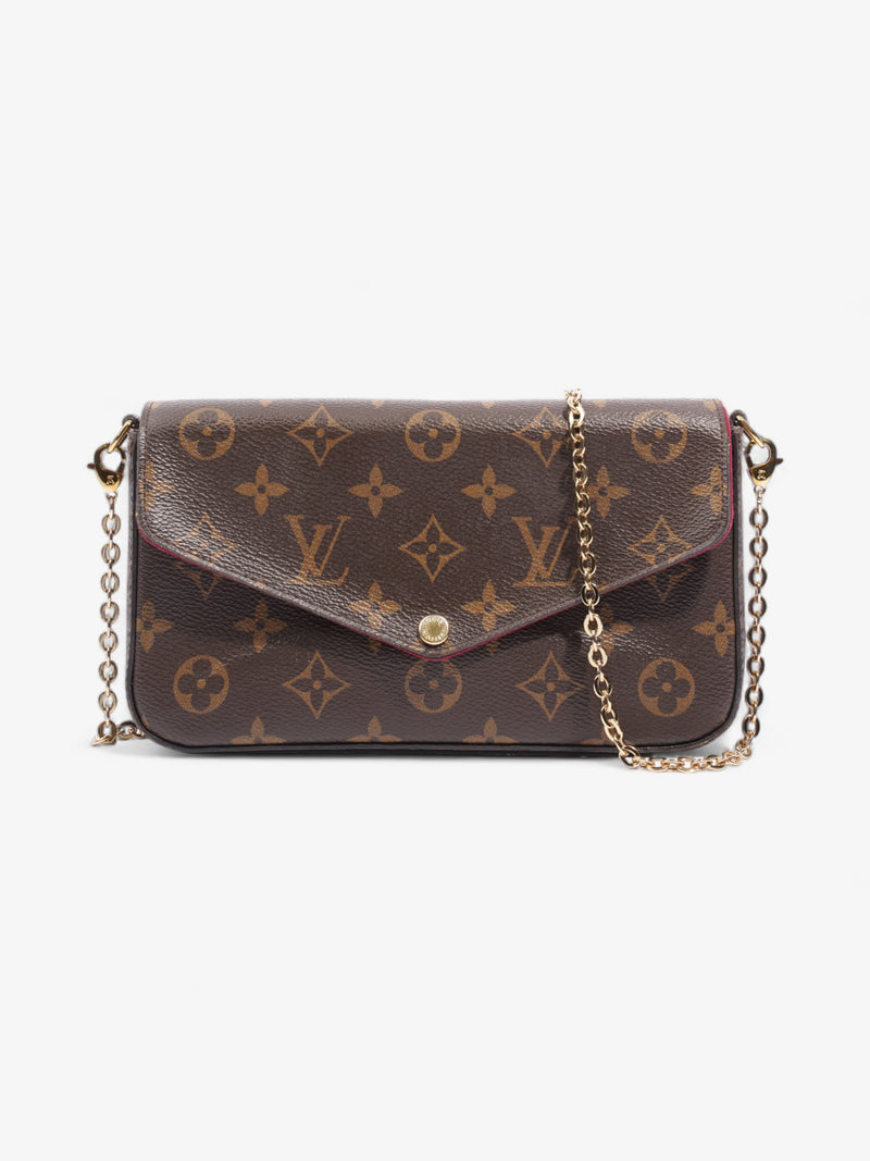  Louis Vuitton Félicie Pochette  Monogram Coated Canvas