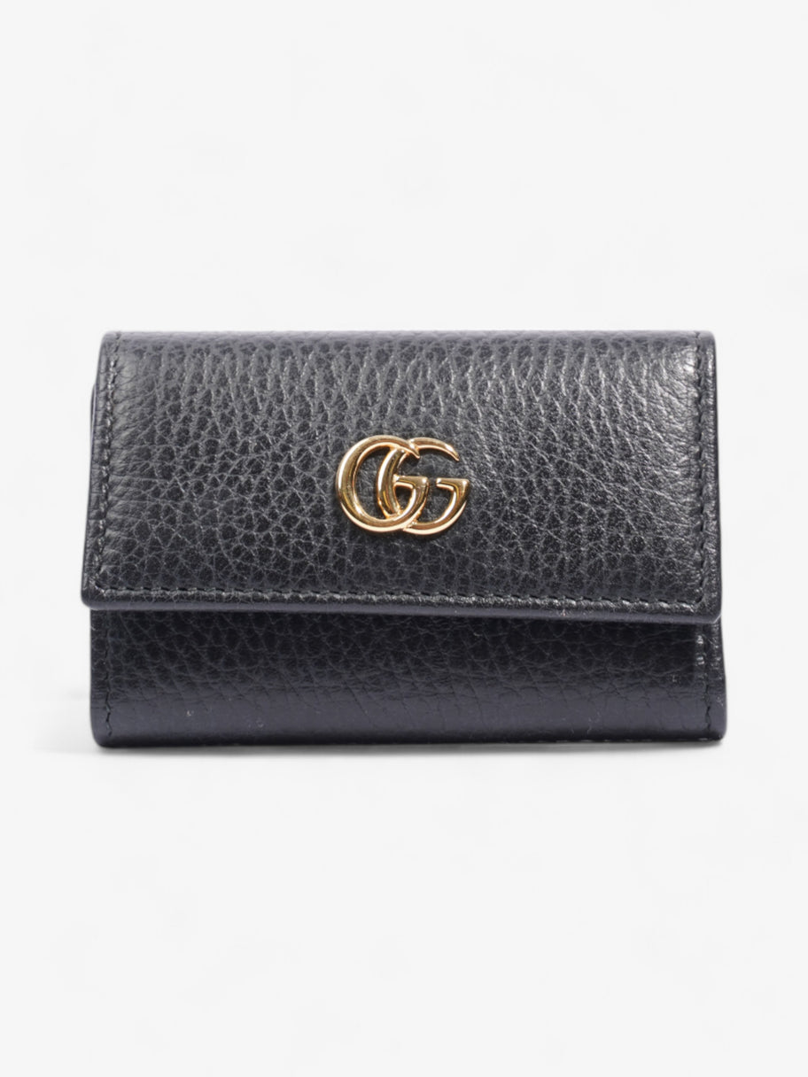 Gucci GG Marmont Key Case Black / Gold Leather Image 1