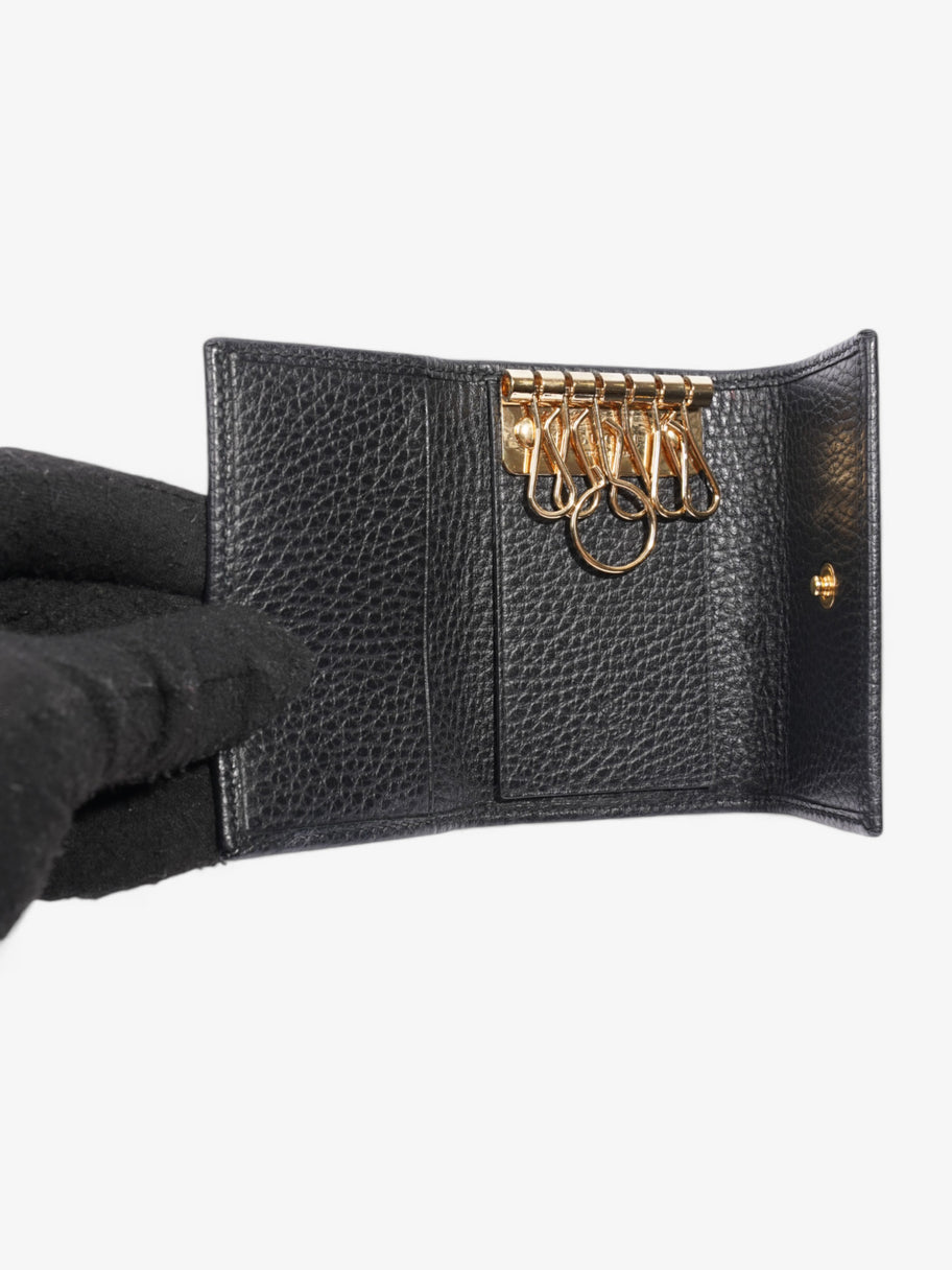 Gucci GG Marmont Key Case Black / Gold Leather Image 6