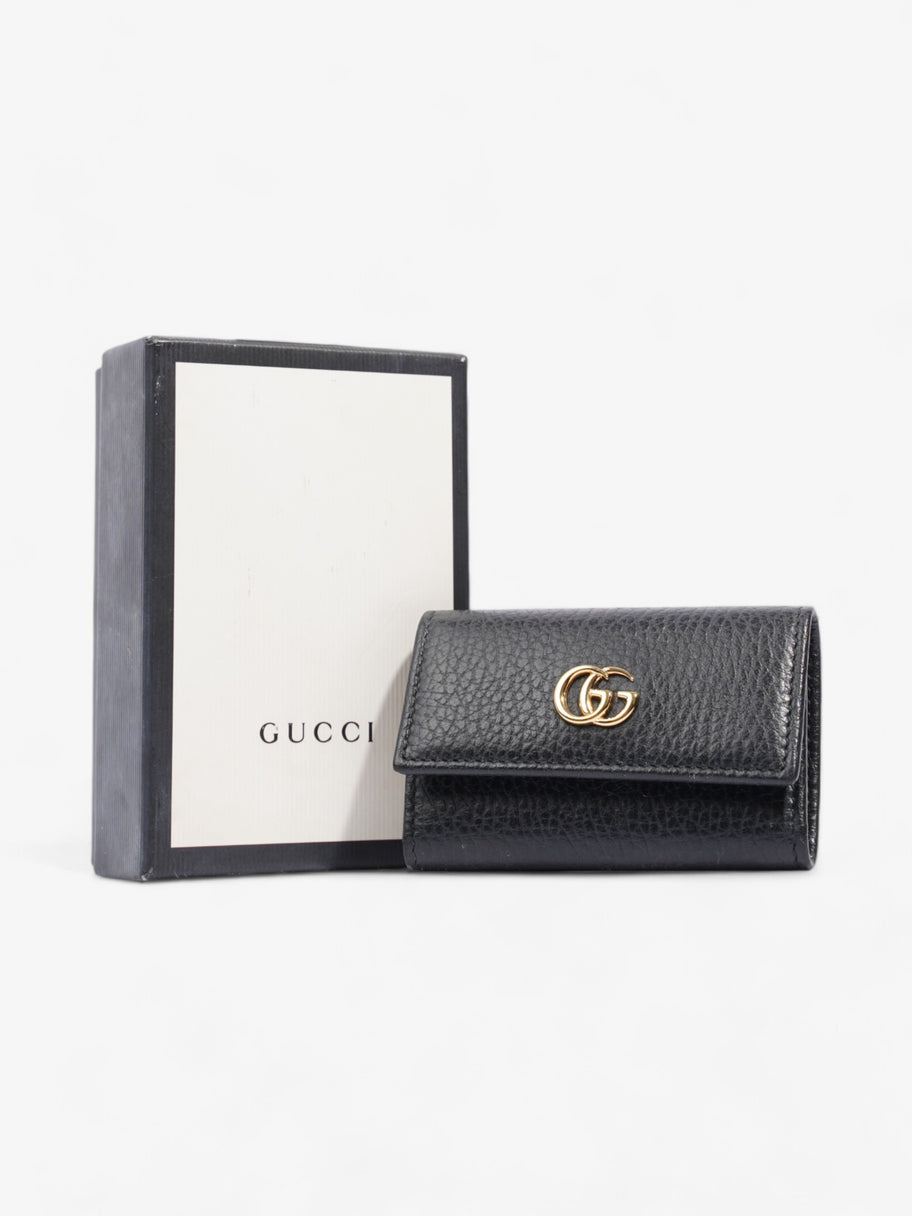 Gucci GG Marmont Key Case Black / Gold Leather Image 7