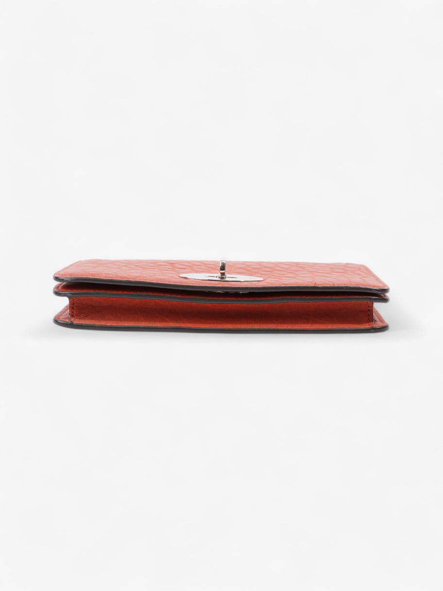 Mulberry Bayswater Clutch Wallet Burnt Orange Leather Image 6