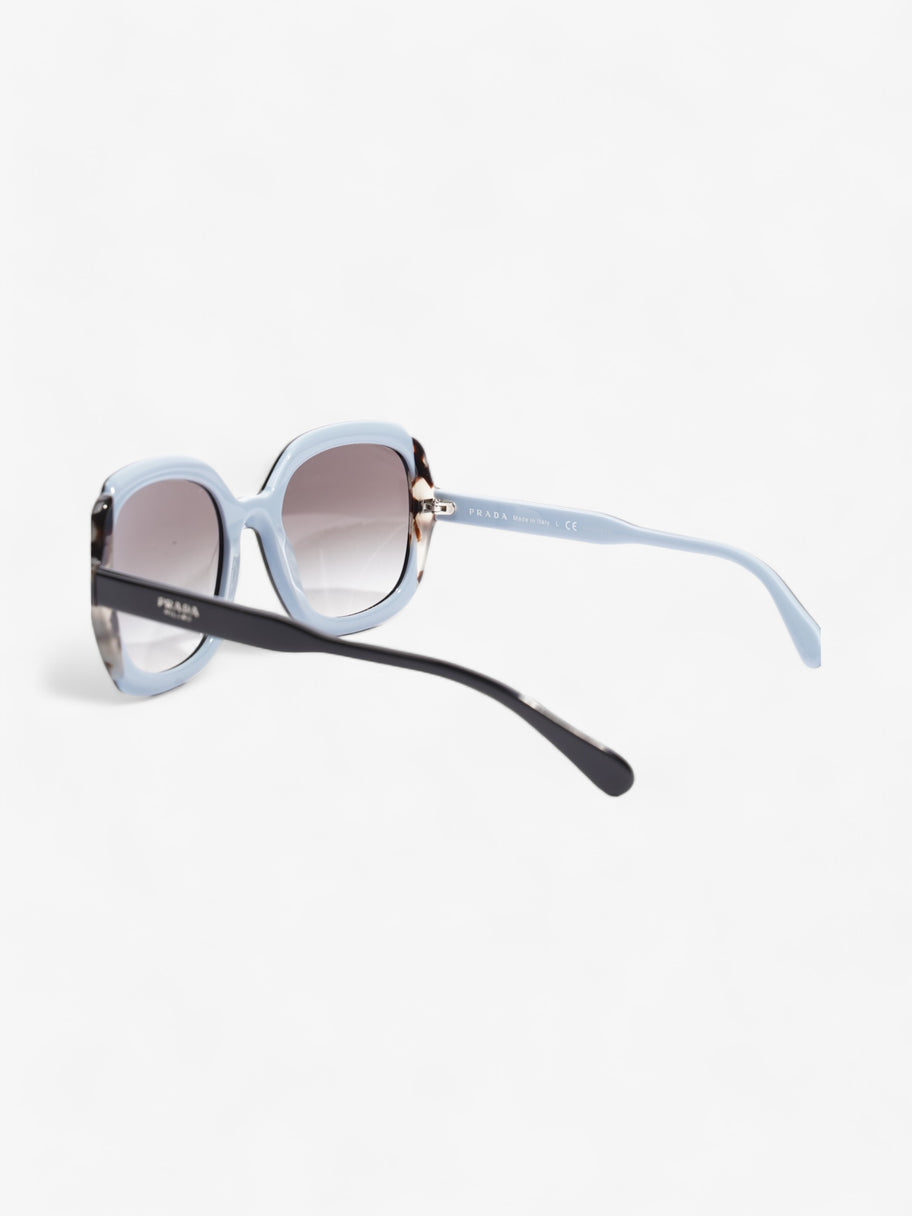 Prada Butterfly Sunglasses Black / Blue Acetate 140mm Image 4