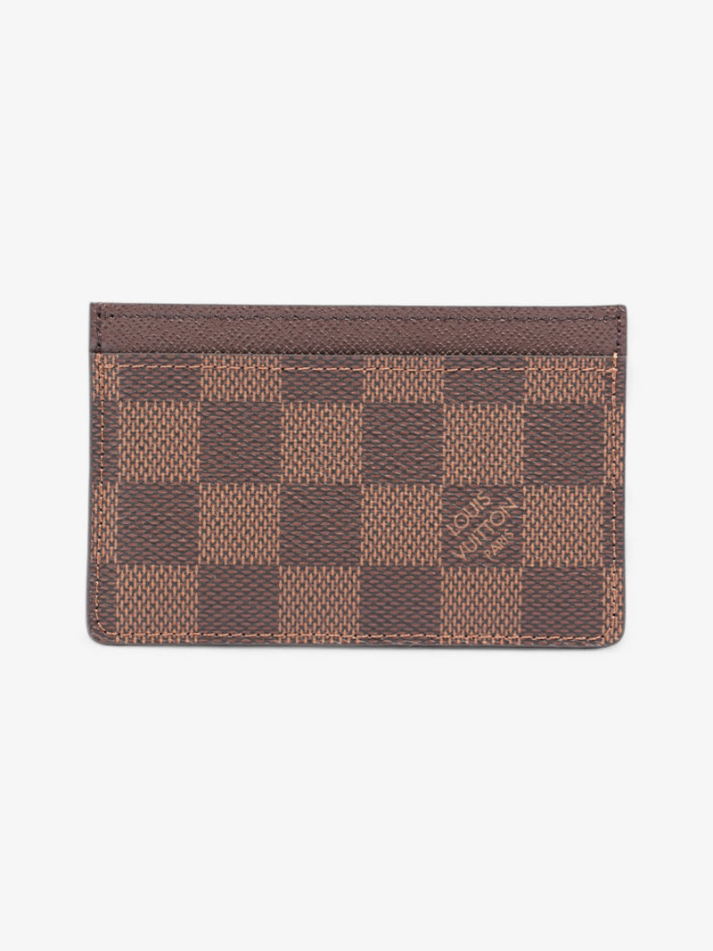  Louis Vuitton Card Holder Damier Ebene Coated Canvas