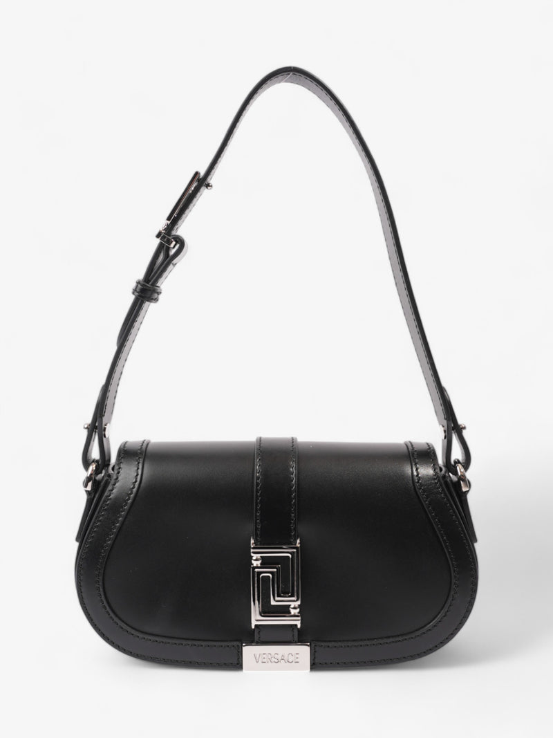  Versace Greca Goddess Black Leather Mini