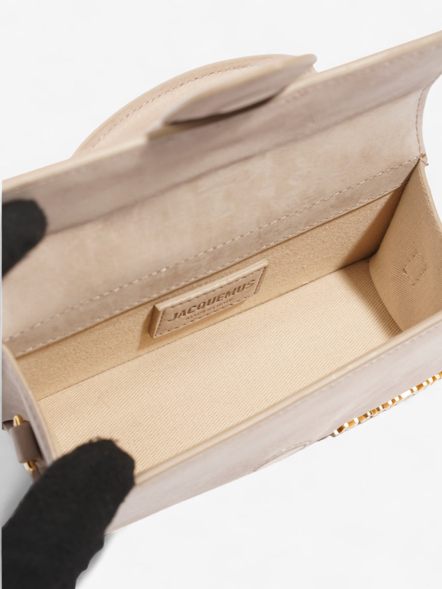 Jacquemus Le Bambino Beige Suede Image 8