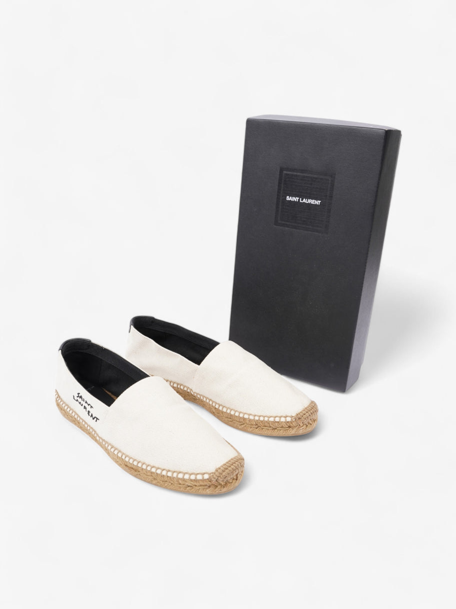 Saint Laurent Canvas Espadrilles White  / Black Canvas EU 40 UK 7 Image 10