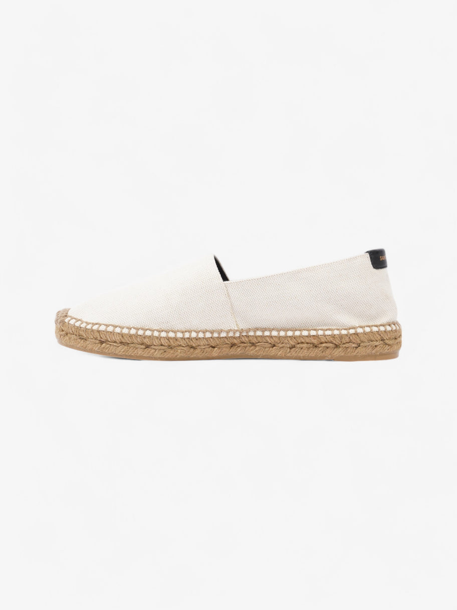 Saint Laurent Canvas Espadrilles White  / Black Canvas EU 40 UK 7 Image 3