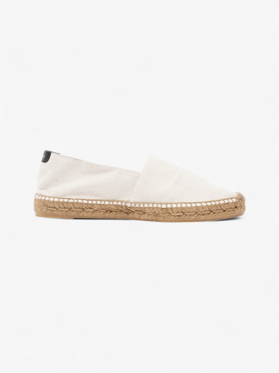 Saint Laurent Canvas Espadrilles White  / Black Canvas EU 40 UK 7 Image 4