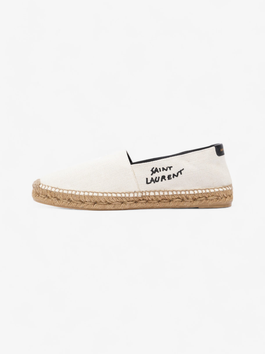 Saint Laurent Canvas Espadrilles White  / Black Canvas EU 40 UK 7 Image 5