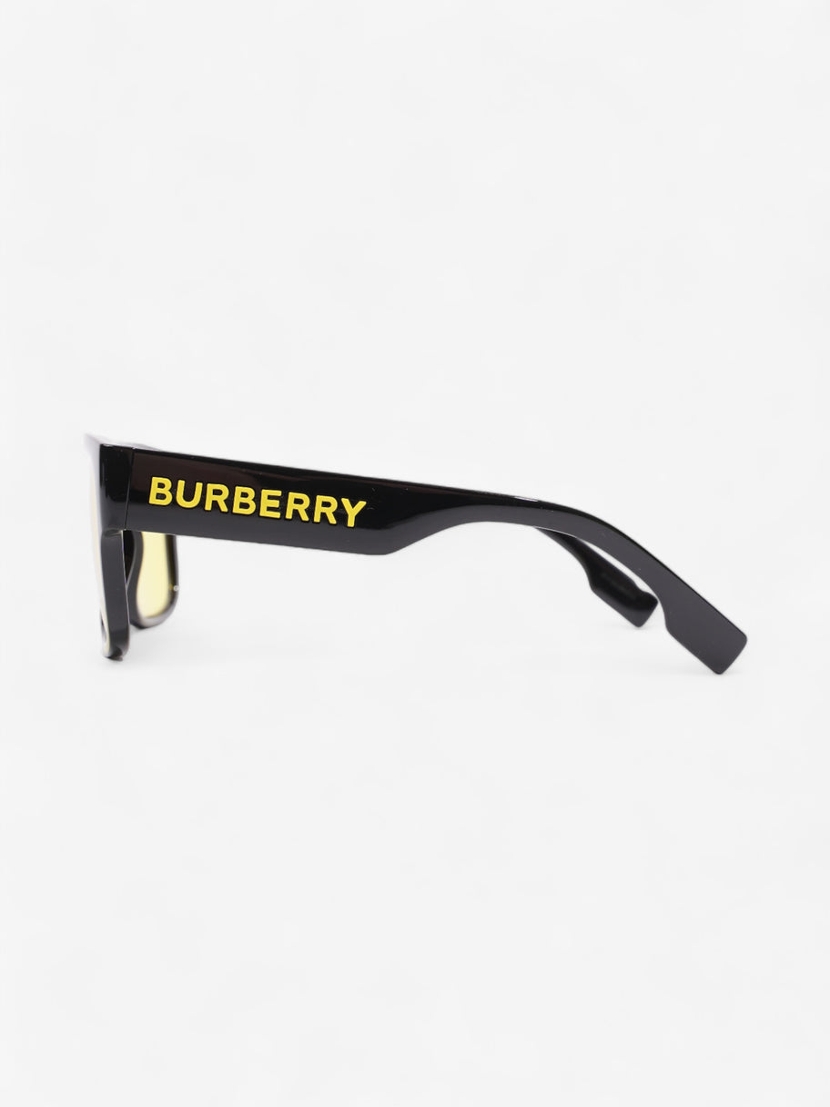 Knight Square Tinted Sunglasses Black / Yellow Acetate 145mm Image 3