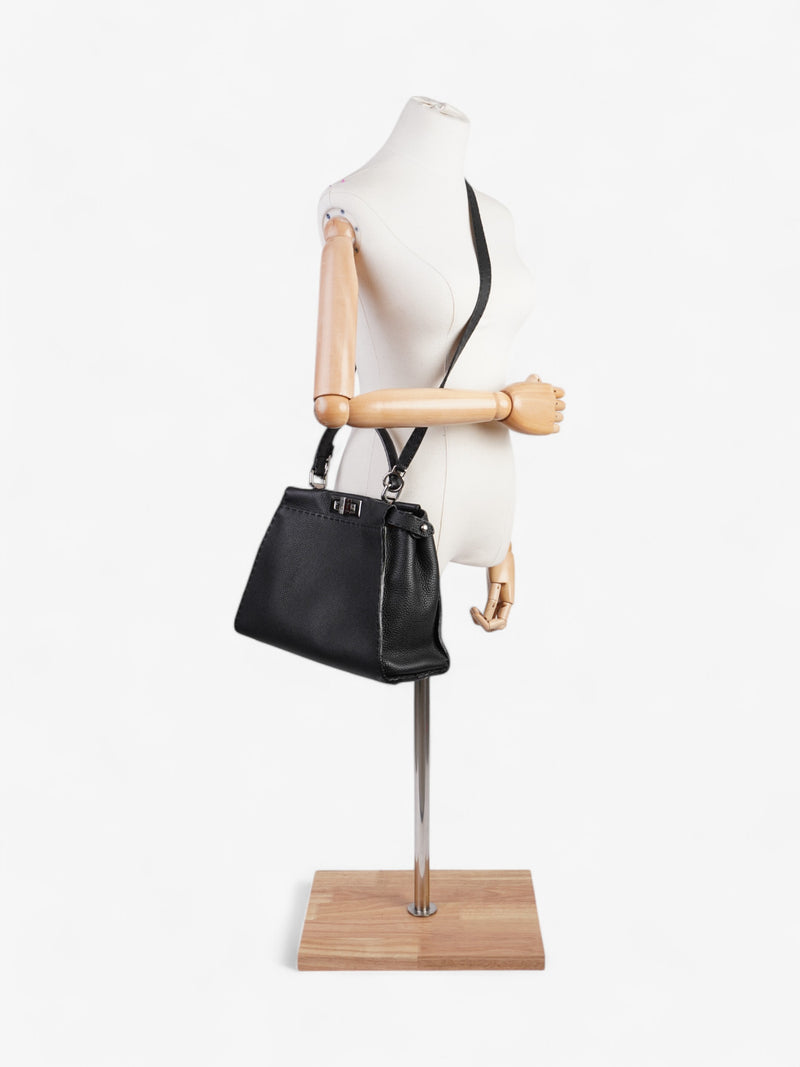  Fendi Peekaboo Black Leather Medium