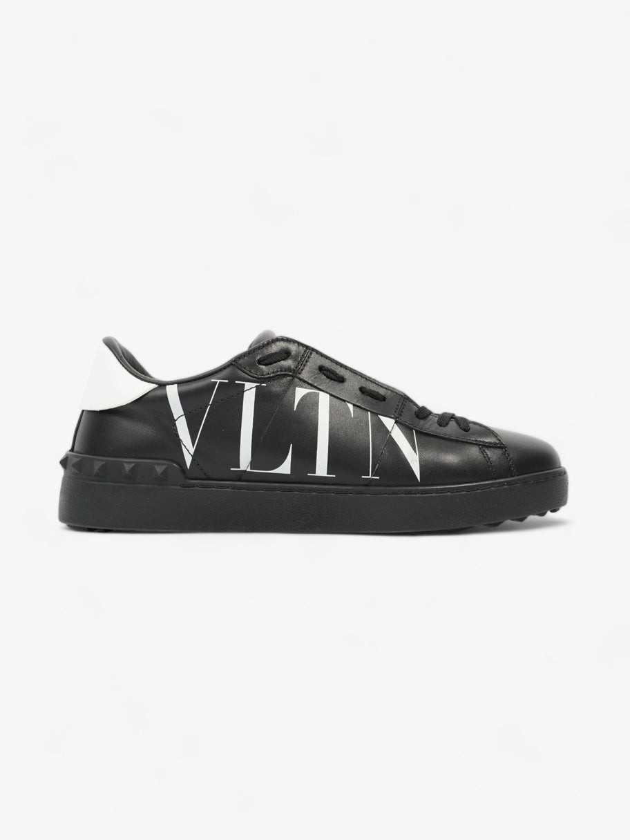 Valentino Open VLTN Sneaker Black / White Tab Leather EU 40 UK 6 Image 1