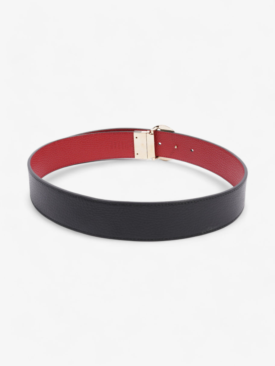 1973 Reversible Belt Black / Red Leather 75cm / 30