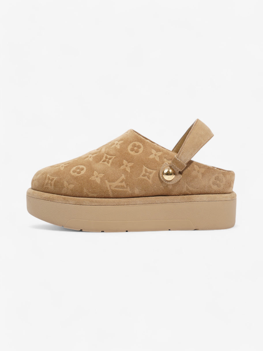 Louis Vuitton Aspen Platform Clogs Beige  Suede EU 41 UK 8 Image 5