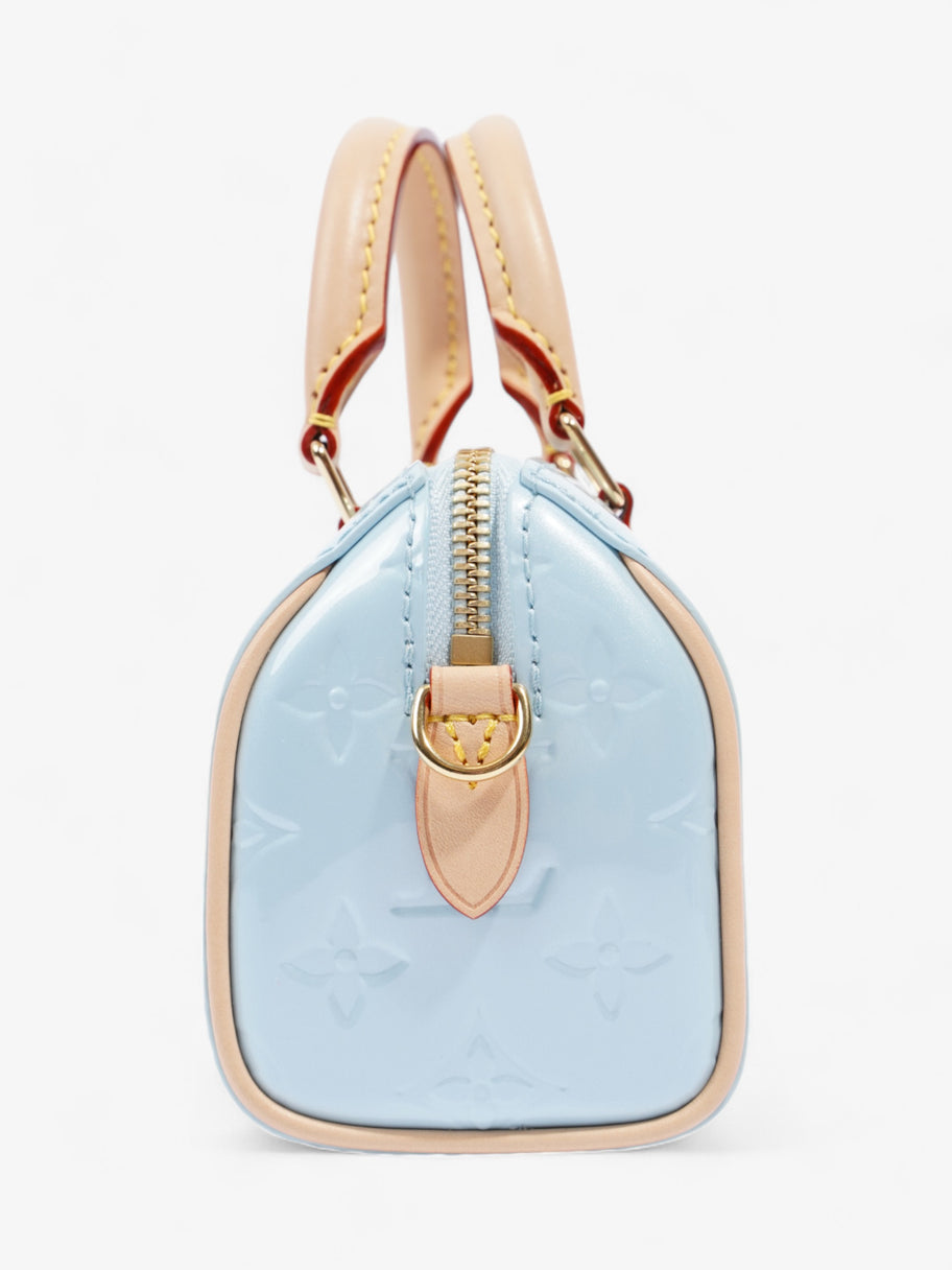 Louis Vuitton Speedy Sky Blue Vernis Leather Nano Image 5