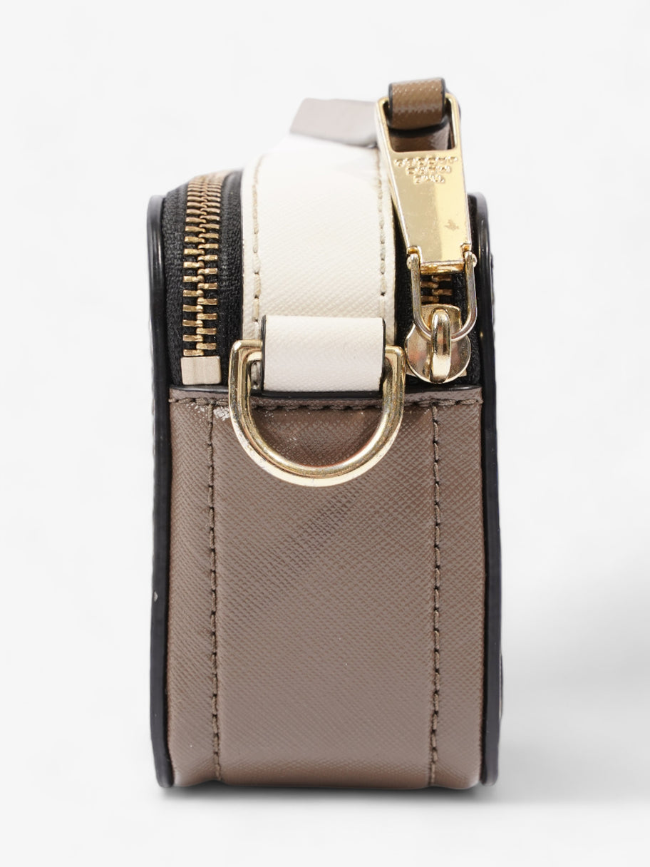 Marc Jacobs The Snapshot Brown  / Cream / Black Saffiano Leather Image 3