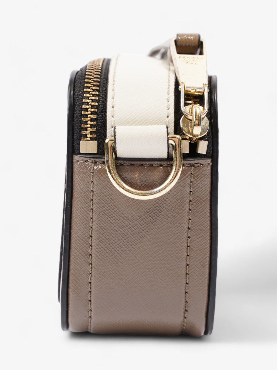 Marc Jacobs The Snapshot Brown  / Cream / Black Saffiano Leather Image 5