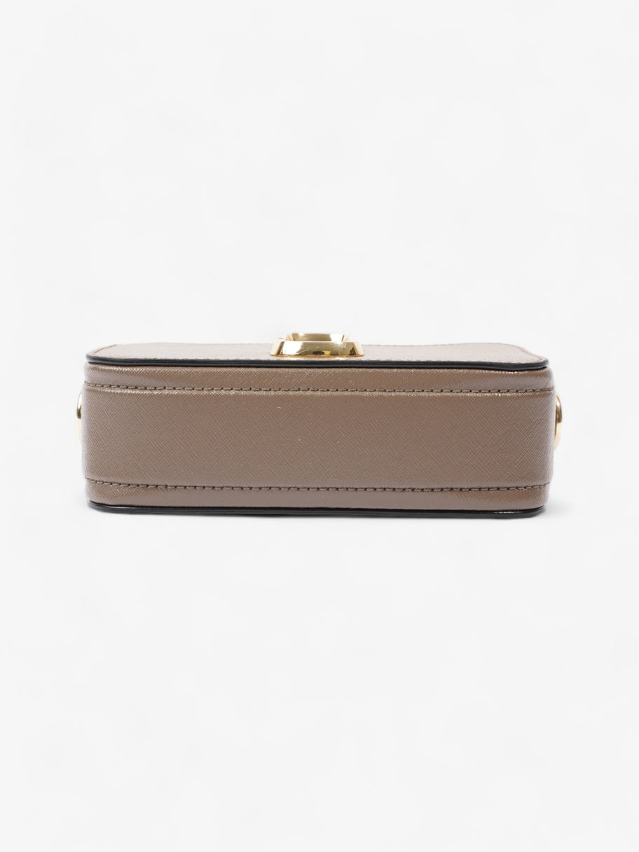 Marc Jacobs The Snapshot Brown  / Cream / Black Saffiano Leather Image 6