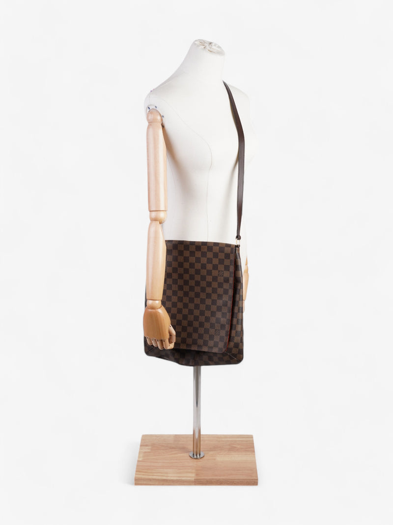  Louis Vuitton Musette Salsa Damier Ebene Coated Canvas GM