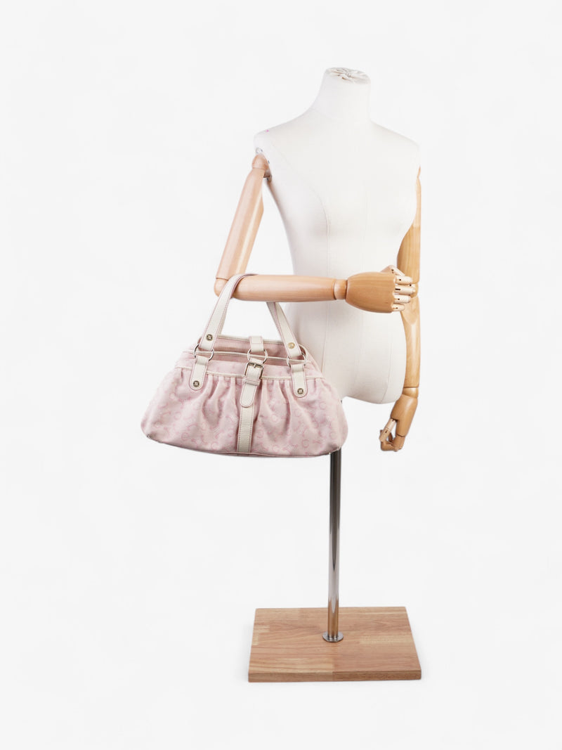  Celine Macadam Pink / White Canvas