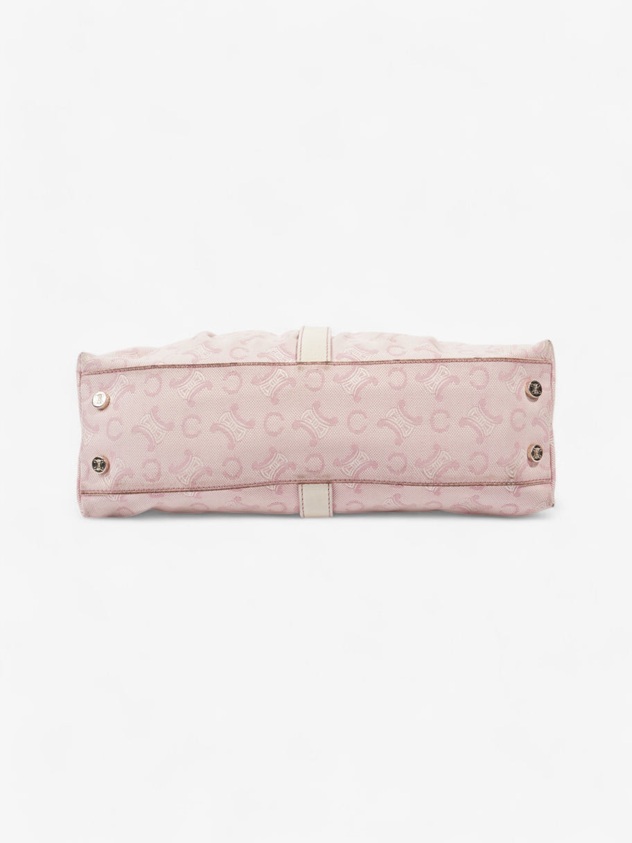 Celine Macadam Pink / White Canvas Image 6