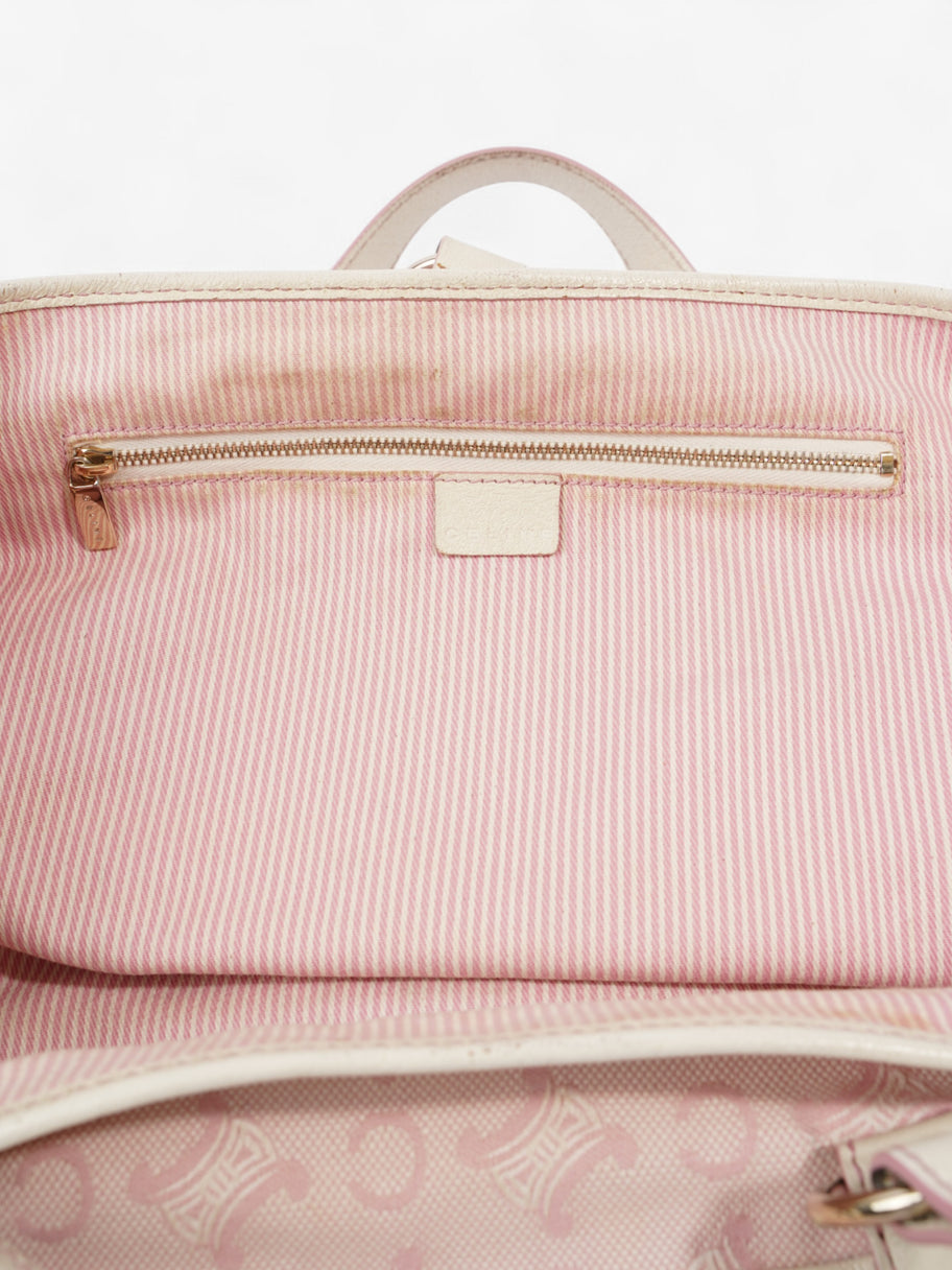 Celine Macadam Pink / White Canvas Image 9