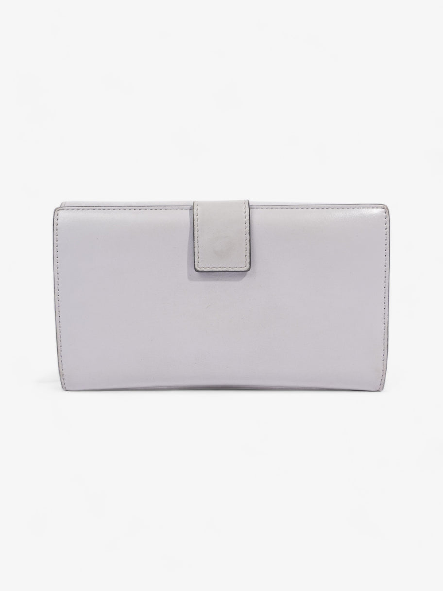 Peekaboo Long Wallet Grey Leather Image 3