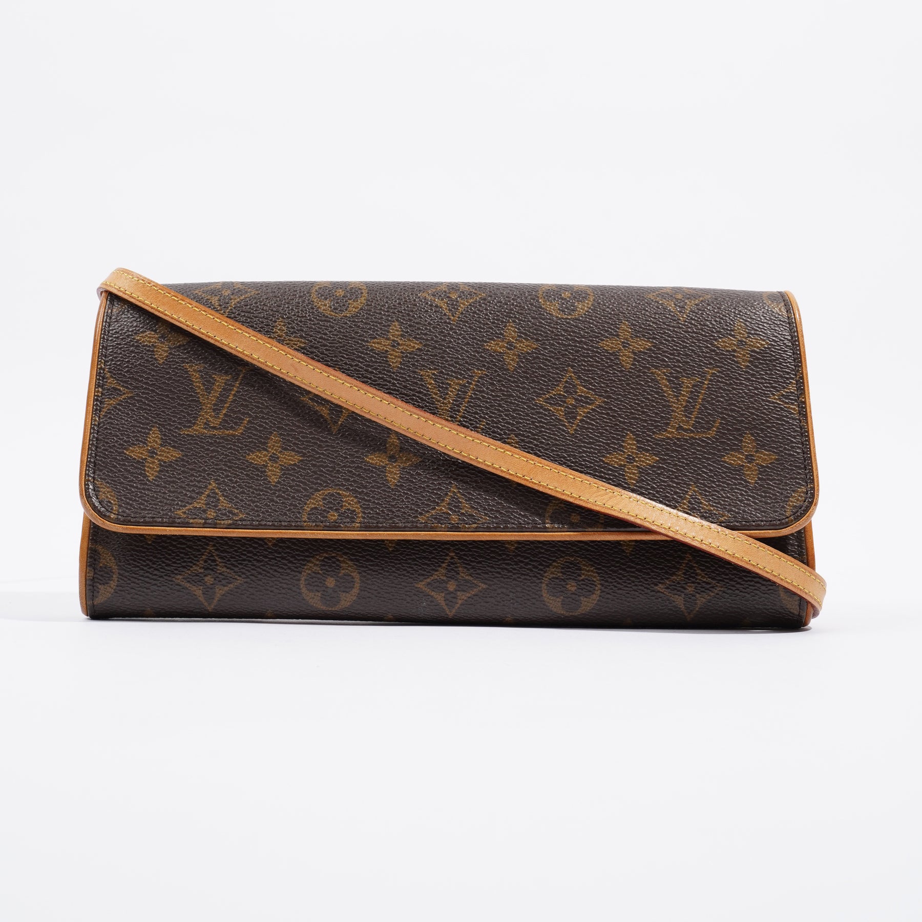 LOUIS VUITTON Pochette Twin GM Monogram Canvas Shoulder Bag