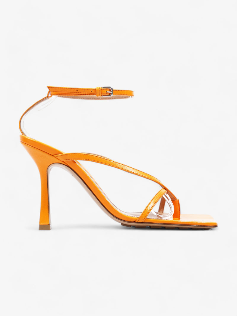  Stretch Strap Sandal 80 Neon Orange Leather EU 38 UK 5